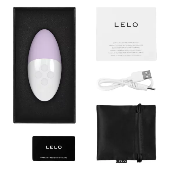 LELO Siri 3 - вибратор за клитор с гласово управление - лилав