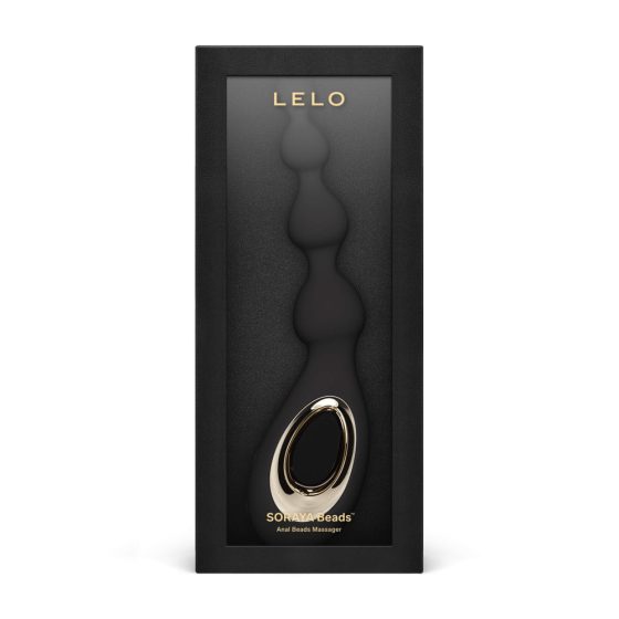 LELO Soraya Beads - презареждащ се, водоустойчив анален вибратор (черен)