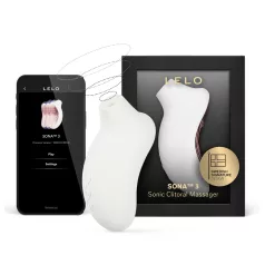   LELO Sona 3 - вибратор за клитор с вълни - бял