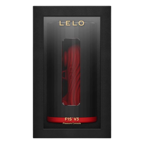 LELO F1s V3 - Интерактивен мастурбатор (черно-червен)