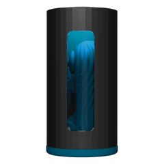   LELO F1s V3 - Интерактивен мастурбатор (черно-син)