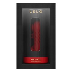   LELO F1s V3 XL - интерактивен мастурбатор (черно-червен)