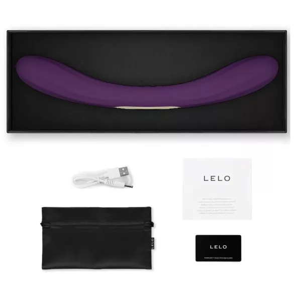 LELO Boomerang - двустранен вибратор (лилав)