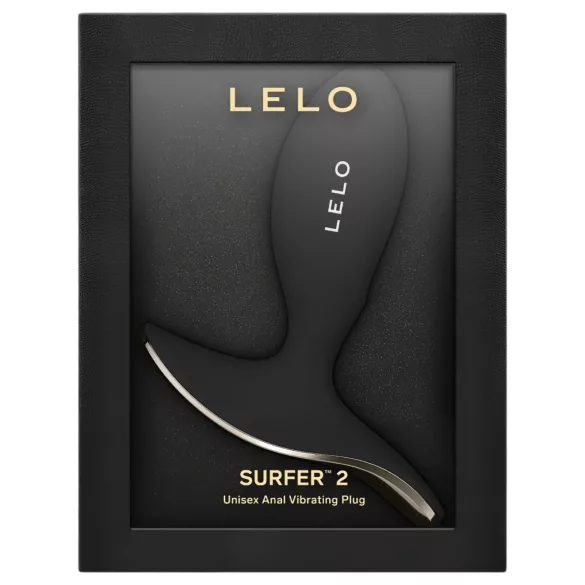 LELO Surfer - анален вибратор с управление чрез приложение (черен)