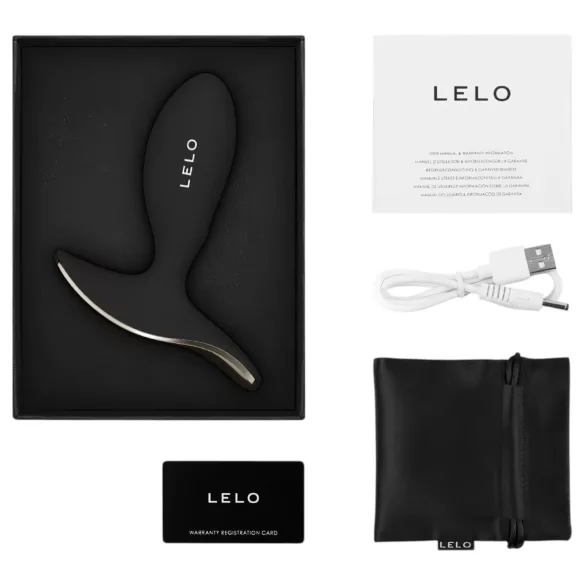 LELO Surfer - анален вибратор с управление чрез приложение (черен)