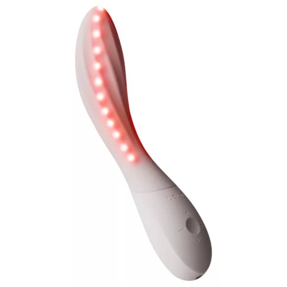 LELO Mona Spectra - умен G-точков вибратор с LED светлина (бял)
