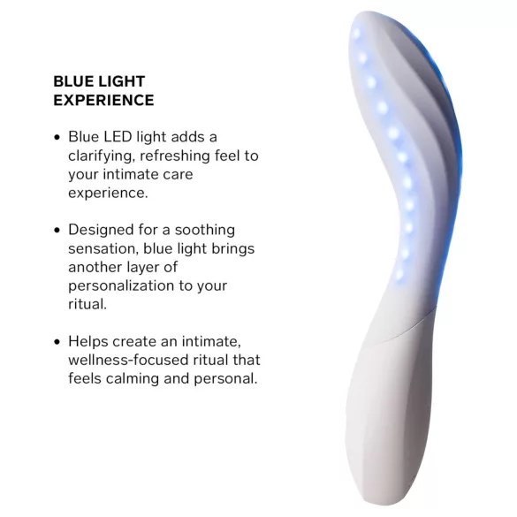 LELO Mona Spectra - умен G-точков вибратор с LED светлина (бял)
