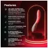 LELO Mona Spectra - умен G-точков вибратор с LED светлина (бял)