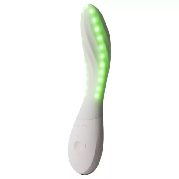 LELO Mona Spectra - умен G-точков вибратор с LED светлина (бял)