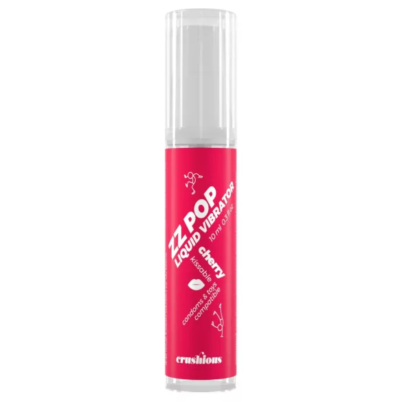 Crushious ZZ POP - ядлив течен вибратор, череша (10 ml)