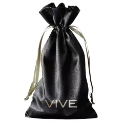   Vive - сатенена чанта за секс играчки (черна)