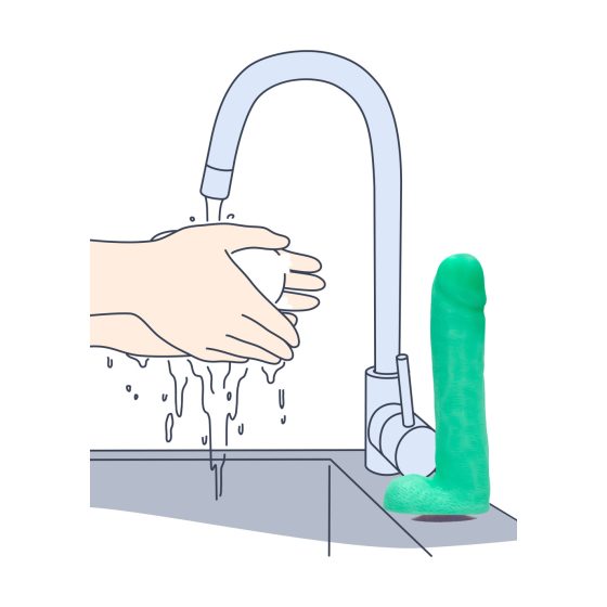 Dicky - светещ сапун с пенис тестиси (265g)