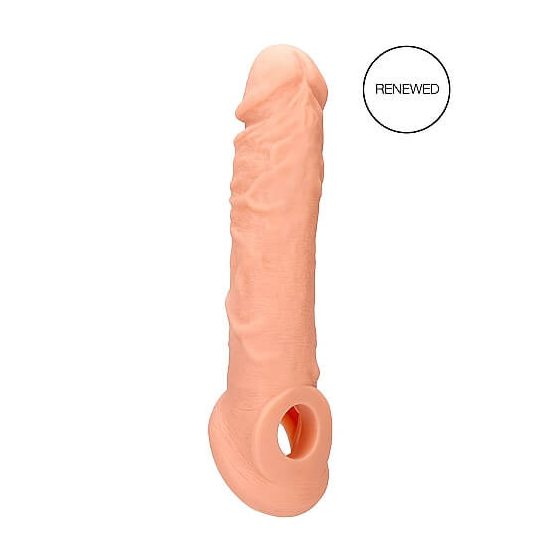 RealRock Penis Sleeve 8 - обвивка за пенис (21 см) - естествена