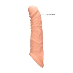   RealRock Penis Sleeve 8 - обвивка за пенис (21 см) - естествена
