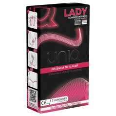 Uniq Lady - дамски презерватив (3 бр.)