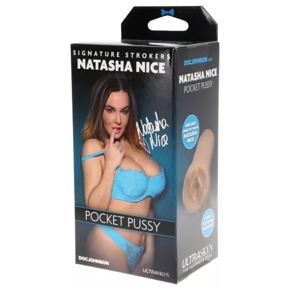 Doc Johnson Natasha Nice - реалистична изкуствена вагина Ultraskyn (телесен цвят)