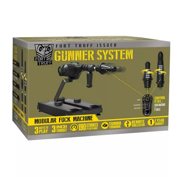 Doc Johnson Gunner System - секс машина - черен
