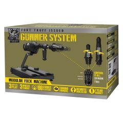   Doc Johnson Gunner System - модулна секс машина с 2 приставки (черна)