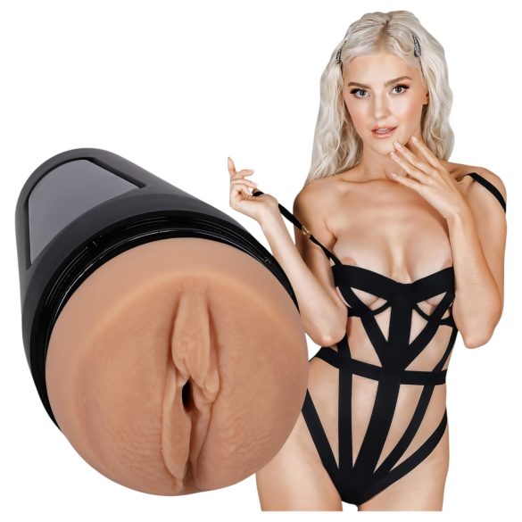 Doc Johnson Eva Elfie - реалистична Ultraskyn вагина в кейс (естествен)