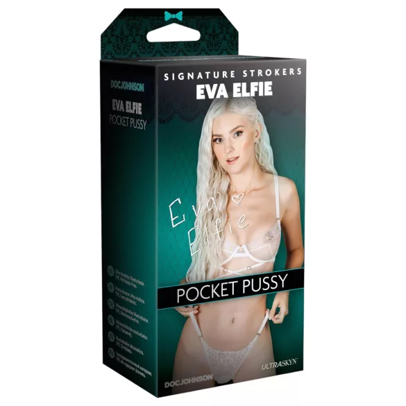 Doc Johnson Eva Elfie - реалистична изкуствена вагина Ultraskyn (телесен цвят)