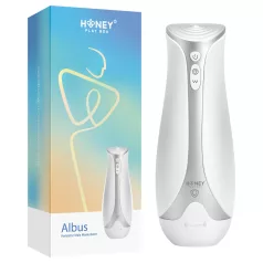   Honey Play Box Albus - мъжки мастурбатор с пулсация и вибрация - бял