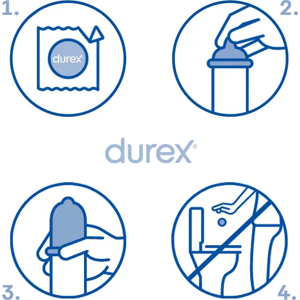 Durex Mutual Pleasure - забавящи презервативи (3 бр.)