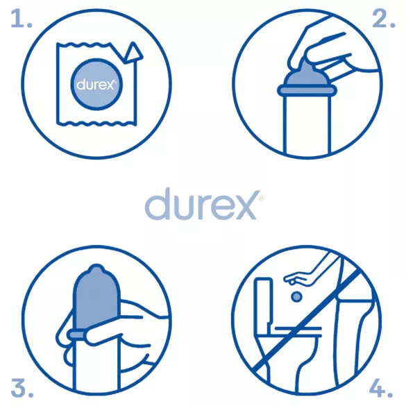 Durex Mutual Pleasure - забавящи презервативи (3 бр.)