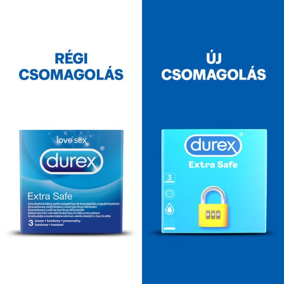 Durex extra safe - безопасен презерватив (3db)