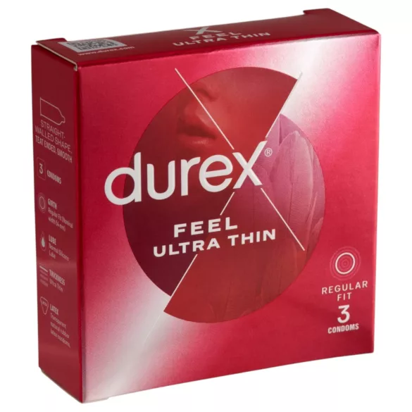 Durex Feel Ultra Thin - ултра тънки презервативи (3 бр.)