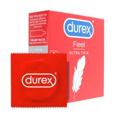   Durex Feel Ultra Thin - ултра реалистичен презерватив (3бр.)