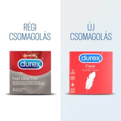   Durex Feel Ultra Thin - ултра реалистичен презерватив (3бр.)