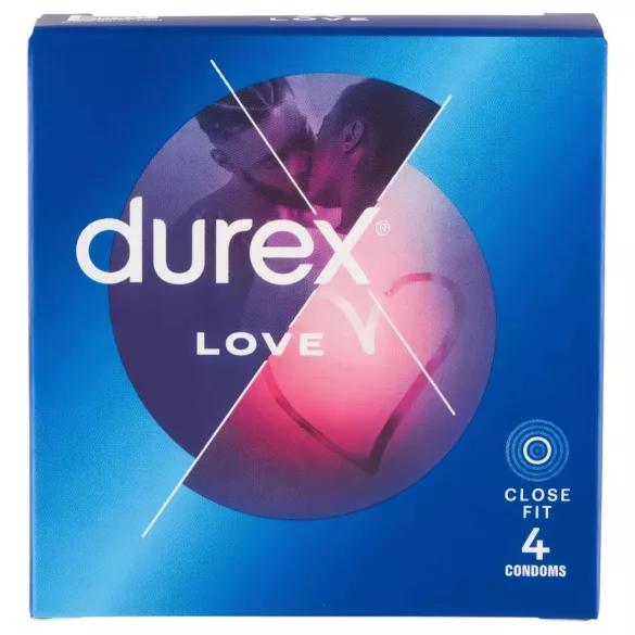 Durex Love - презервативи - тесен размер - 4 броя