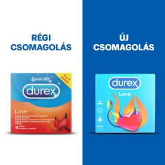   Презерватив Durex Love - Лесен за поставяне презерватив (4бр.)
