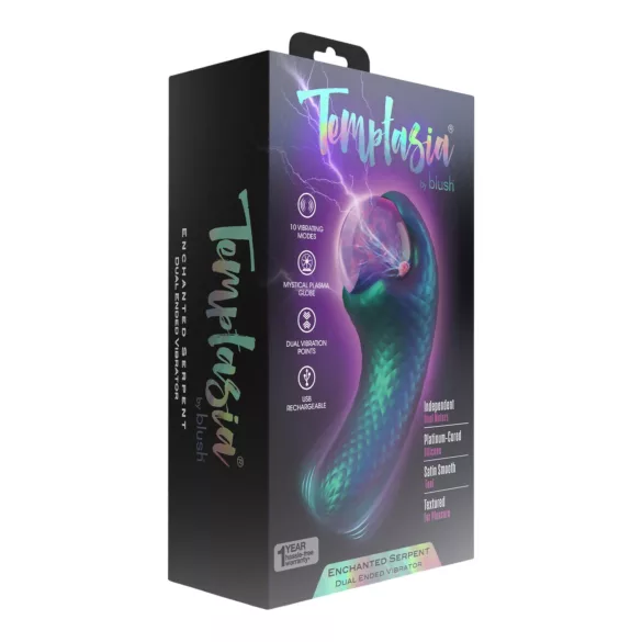 Temptasia Enchanted Serpent - митичен клиторен вибратор (зелен)