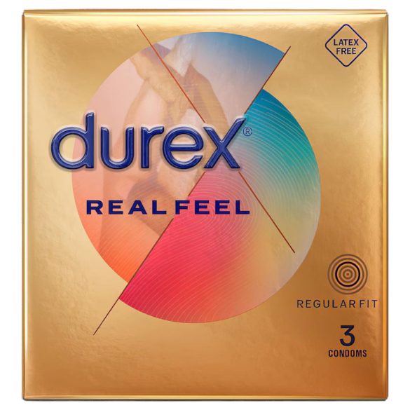 Durex Real Feel - латексов презерватив без латекс (3 броя)