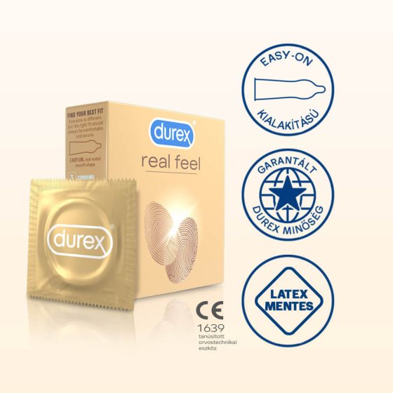 Durex Real Feel - презерватив без латекс (3db)