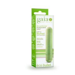   Gaia Eco M - екологичен вибратор с пръчка (зелен) - среден