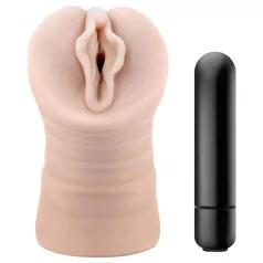   M for Men Ashley - вибрираща вагина - натурален цвят