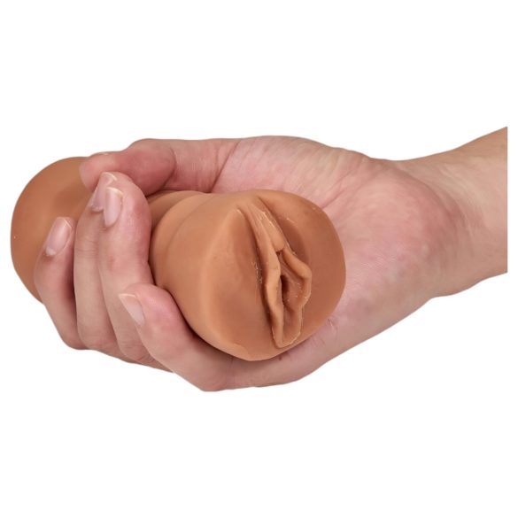 M For Men Sofia - вибрираща изкуствена вагина - натурален цвят