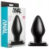 Anal Adventures XL - голям анален плъг - черен