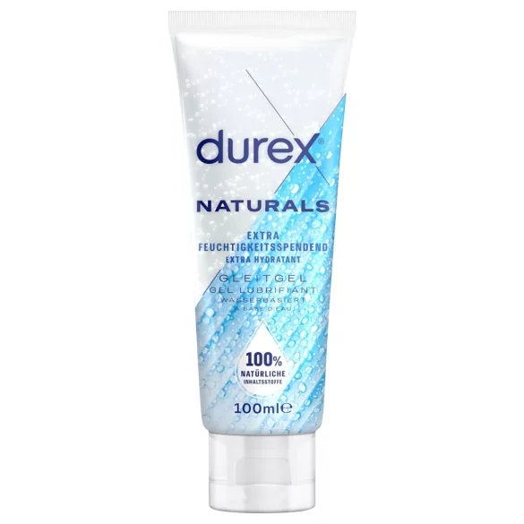 Durex Natural - лубрикант на водна основа - хидратиращ - 100 мл