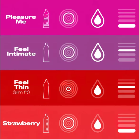 Durex Fun Explosion - презервативи комплект - 40 броя