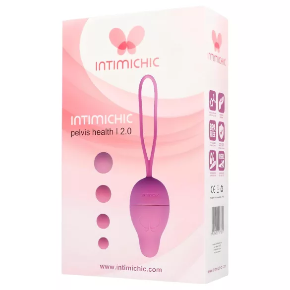 Intimichic I 2.0 - комплект вагинални топчета (розов)