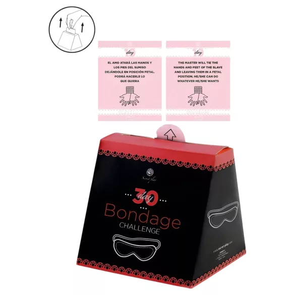 Secret Play 30 Day Bondage Challenge - игра с карти „30-дневно бондаж предизвикателство“ (английски, испански)