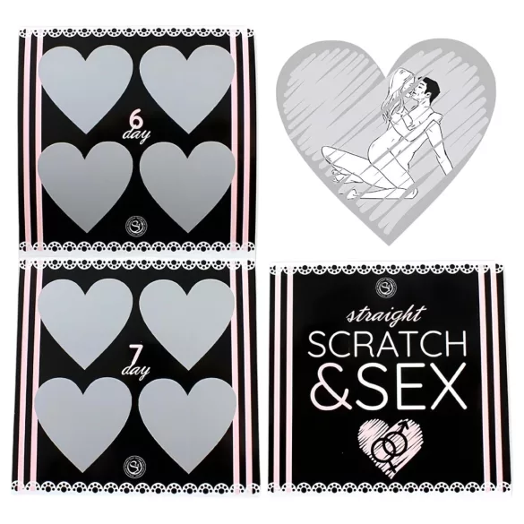 Secret Play Scratch & Sex Straight - игра за изтриване със секс пози за двойки (на 5 езика)