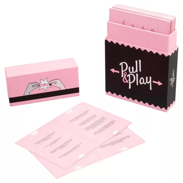 Secret Play Pull & Play - еротична игра с карти за двойки (50 карти) - на 7 езика