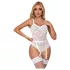 Subblime 954291 - боди с верижки - прозрачна бяла - L-XL