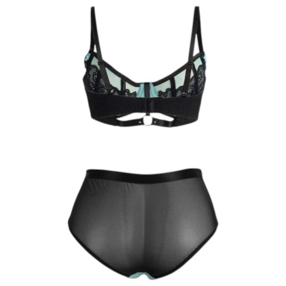 Subblime - комплект дантелено бельо - 955564 (черно)