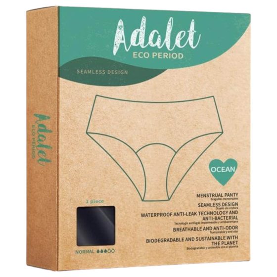 Adalet Ocean Normal - менструални бикини (черни) - M