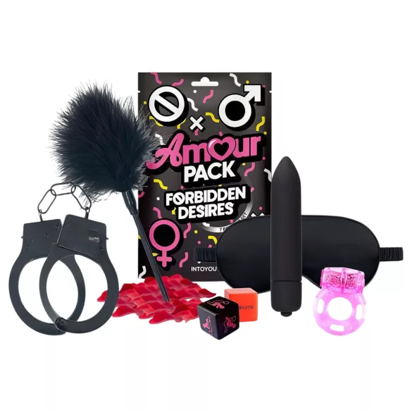 Amour Pack Forbidden Desires - начален комплект с вибратор - 7 части
